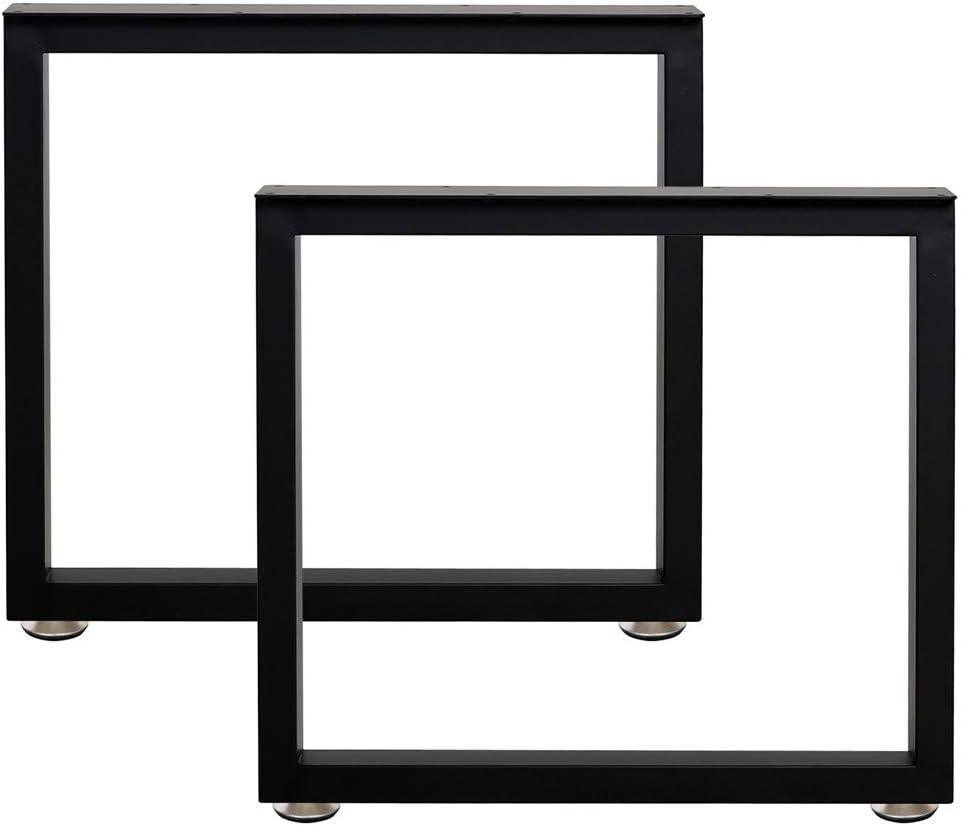 Metal Coffee Table Leg Desk Legs Set of 2 Industrial Table Legs,Metal Table Legs,Metal Bench Legs,Console Table Legs