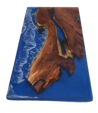 Customized Large Resin Waves Epoxy Table, Epoxy River Dining Table for 2, 4, 6, 8 Customized, Living Room Table, Home décor