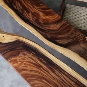 Customized Large Epoxy Table,Single River Look, Resin Dining Table for 2, 4, 6, 8, Epoxy Coffee Table, Living Room Table, Home décor