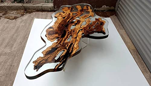 Tuzech Epoxy Table Top Fully Customized Thick Resin River Table Indoor Outdoor Coffee Table Top-Tuzech store