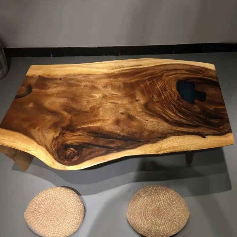TUZECH Custom Made Live Egde Table Wooden Dinning Table Coffe Table Live Room Table Side/End Table Bar Counter Home Decor