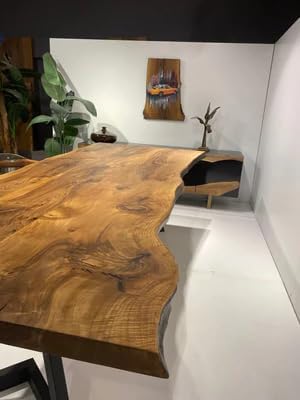 Classic Unique Live Edge Table Top Dining Table Bar Counter Home Décor End Table Patio Table Confrence Table Coastal Table Wooden Table Side Table - resinhomefurniture