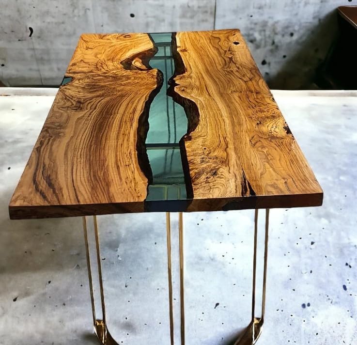 custom - dark - wood - with - single - look - resin - table - epoxy - dining - table - coffee - table - end - table - bar - counter - top - living - room - table - wall - art - wooden - table - resinhomefurniture