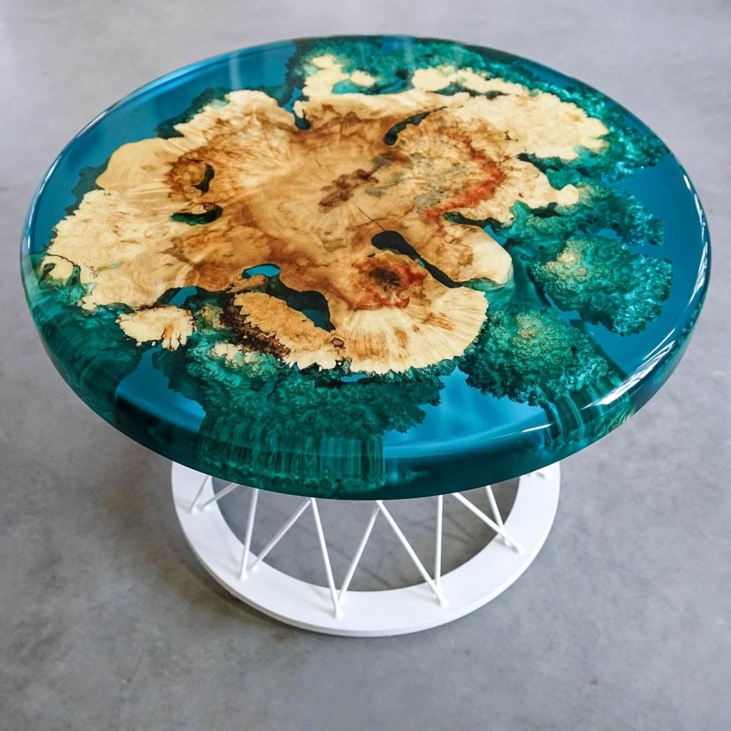 Custom Large Indoor Epoxy Coffee Table Resin Coffee Table Living Room Table for 2, 4, 6, 8 End Table Side Table Home Décor Conference Table Epoxy Table Top - resinhomefurniture