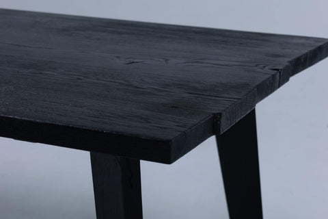 Custom Made Burn Wood Look Resin Black Epoxy Table Dining Table Coffee Table End Table Bar Counter Top Living Room Table Wall Art Wooden Table Home Decor - resinhomefurniture