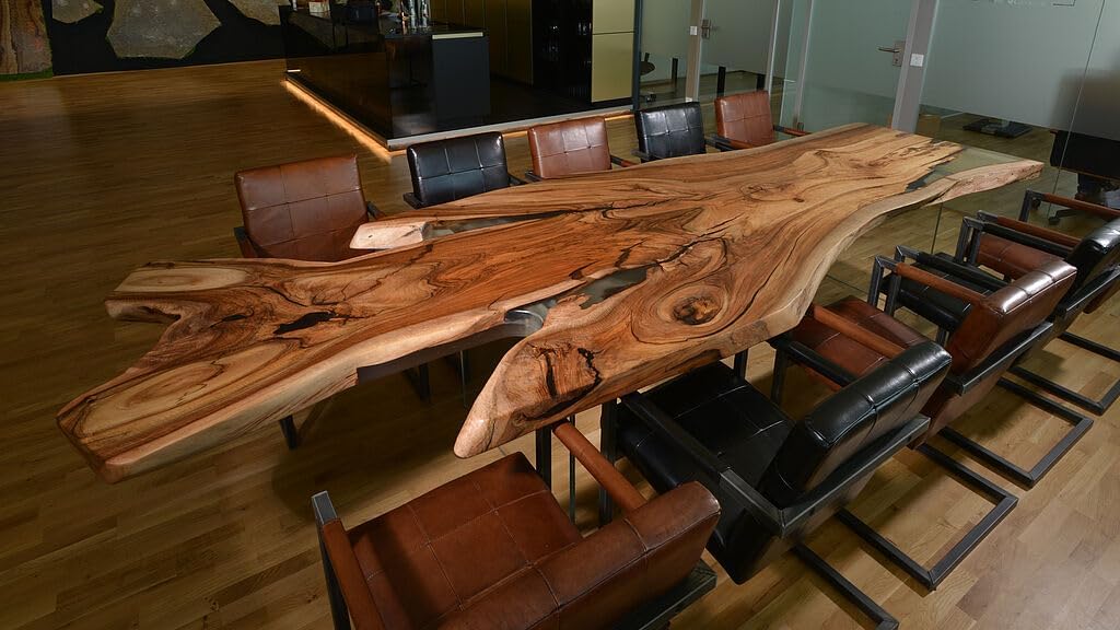 Custom Made Live Edge Table Wooden Dining Table Coffee Table End Table Bar Counter Top Living Room Table Wall Art Wooden Table Side/End Table Home Decor - resinhomefurniture