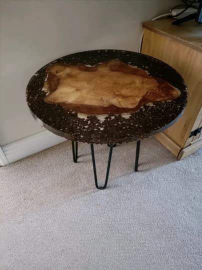 Customizable Epoxy Resin Coffee Bean Dining Table for 2, 4 Epoxy Coffee Table Top, Living Room Table, end Table, Bar Counter - resinhomefurniture