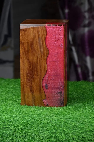 Customizable Resin Urns Adult/Pet Cremation Urns Human Ashes Decorative Wooden Urns for Ashe Burial Funeral Urns, Name Can Be Customized on Urns - resinhomefurniture