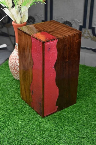 Customizable Resin Urns Adult/Pet Cremation Urns Human Ashes Decorative Wooden Urns for Ashe Burial Funeral Urns, Name Can Be Customized on Urns - resinhomefurniture