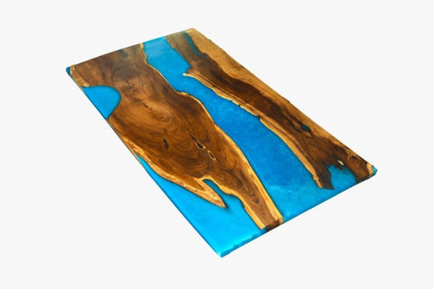Customized Large Epoxy Multi Channel Table, Resin River Dining Table for 2, 4, 6, 8 Flexible and Customized, Living Room Table, Home décor - resinhomefurniture