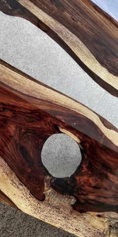 Customized Large Epoxy Table, Clear Resin Dining Table for 2, 4, 6, 8 Transparent Table, Epoxy Coffee Table, Living Room Table, Home décor - resinhomefurniture