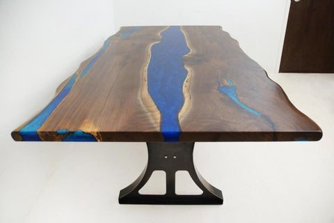 Customized Large Epoxy Table, Multi River Look, Dining Table for 2, 4, 6, 8, Living Room Table Epoxy Coffee Table Top, Resin Bar Counter - resinhomefurniture