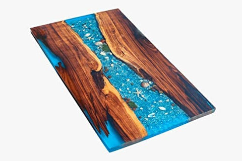 Customized Large Epoxy Table, Resin River Dining Table for 2, 4, 6, 8, Hallway Table Living Room Table Epoxy Coffee Table Top, Bar Counter - resinhomefurniture