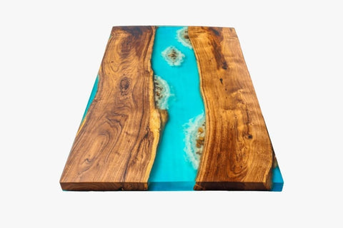 Customized Large Epoxy Table, Resin River Dining Table for 2, 4, 6, 8, Resin Living Room Table Epoxy Coffee Table Top, Bar Counter - resinhomefurniture