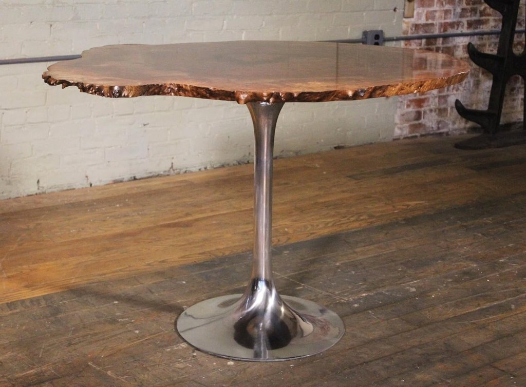 Customized Live Edge Round Table Top, Wooden Dinning Table, Coffee Table, Resin Table, Luxury Table, Walnut Table, Wooden Resin Table - resinhomefurniture