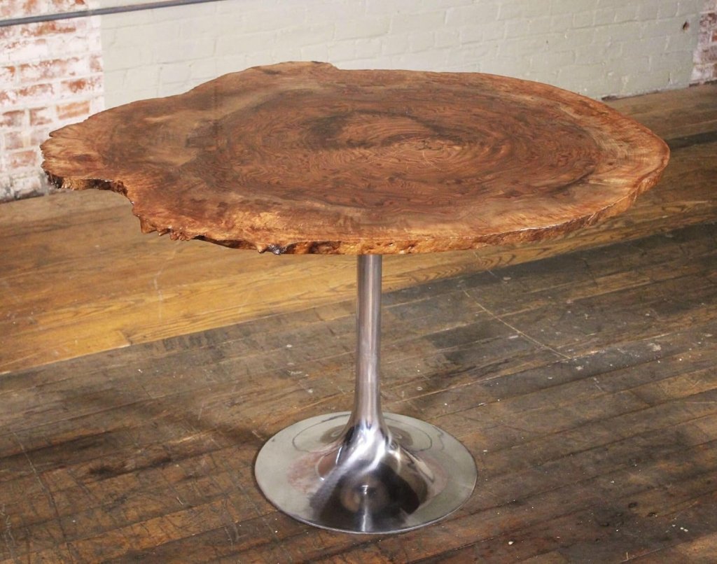 Customized Live Edge Round Table Top, Wooden Dinning Table, Coffee Table, Resin Table, Luxury Table, Walnut Table, Wooden Resin Table - resinhomefurniture