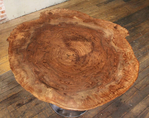 Customized Live Egde Wood Round Table Top Dinning Table Coffee Table Side/End Table Living Room Table Bar Counter Home Decor - resinhomefurniture