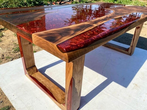 customized - red - lava - metallic - epoxy - resin - table - dining - table - coffee - table - acacia - wooden - table - living - room - table - coffee - table - console - table - patio - table - end - side - table - resinhomefurniture