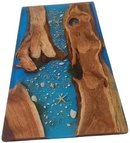 Customized Unique Large Shelles Resin Epoxy Table, Epoxy River Dining Table for 2, 4, 6, 8 Customized, Living Room Table, Home d?cor - resinhomefurniture