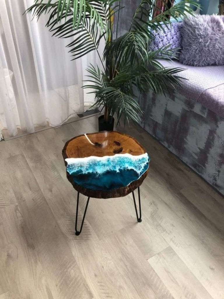 Epoxy Table Fully Customized Thick Resin River Table Indoor Outdoor Coffee Table Top - resinhomefurniture