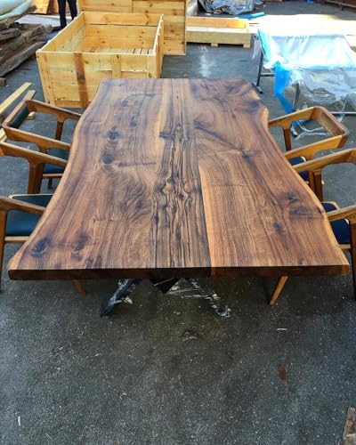 Exotic Live Edge Solid Wood Coffee Table Living Room Table Dining Table Console Table Patio Table Kitchen Table Centre Table Bar Counter Table Side Table - resinhomefurniture