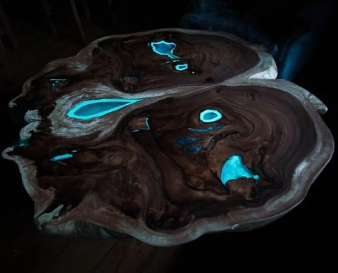 exotic - round - live - edge - coffee - table - with - glowing - resin - living - room - table - dinning - table - home - office - table - center - table - console - table - end - table - side - table - home - decor - resinhomefurniture