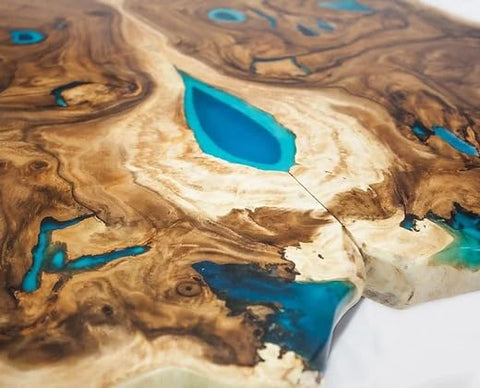 exotic - round - live - edge - coffee - table - with - glowing - resin - living - room - table - dinning - table - home - office - table - center - table - console - table - end - table - side - table - home - decor - resinhomefurniture