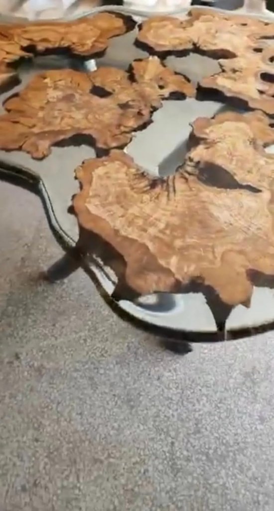 glossy - crystal - clear - transparent - epoxy - resin - dining - table - living - room - table - coffee - table - console - table - patio - table - central - table - end - table - side - table - home - decor - resinhomefurniture