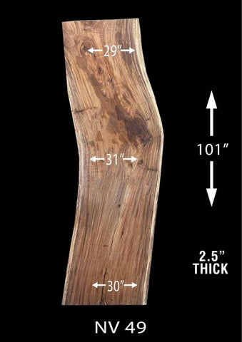 Handcrafted Live Edge Wooden Table – Adjustable Width 30 - 40 Inches, 30 - Inch Legs – Ideal for Dining, Workspace, or Unique Décor (101 X 31 INCHES) - resinhomefurniture