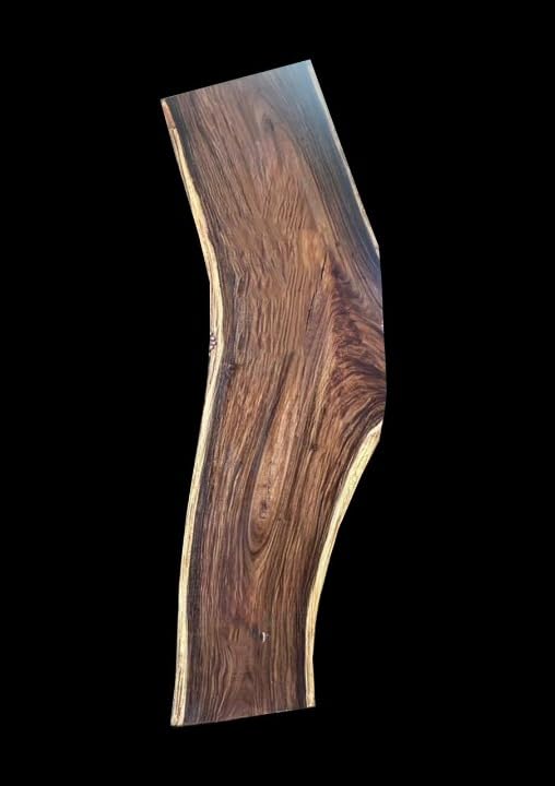 Handcrafted Live Edge Wooden Table – Adjustable Width 30 - 40 Inches, 30 - Inch Legs – Ideal for Dining, Workspace, or Unique Décor (102 X 29 INCHES) - resinhomefurniture