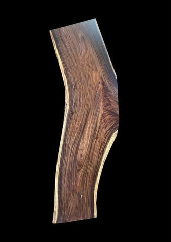 Handcrafted Live Edge Wooden Table – Adjustable Width 30 - 40 Inches, 30 - Inch Legs – Ideal for Dining, Workspace, or Unique Décor (102 X 29 INCHES) - resinhomefurniture