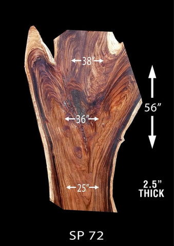 Handcrafted Live Edge Wooden Table – Adjustable Width 30 - 40 Inches, 30 - Inch Legs – Ideal for Dining, Workspace, or Unique Décor (56 X 38 INCHES) - resinhomefurniture