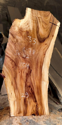 Handcrafted Live Edge Wooden Table – Adjustable Width 30 - 40 Inches, 30 - Inch Legs – Ideal for Dining, Workspace, or Unique Décor (78 X 34 INCHES) - resinhomefurniture