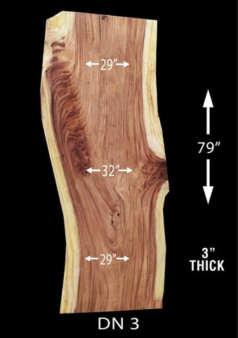 Handcrafted Live Edge Wooden Table – Adjustable Width 30 - 40 Inches, 30 - Inch Legs – Ideal for Dining, Workspace, or Unique Décor (79 X 32 INCHES) - resinhomefurniture