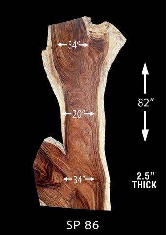 Handcrafted Live Edge Wooden Table – Adjustable Width 30 - 40 Inches, 30 - Inch Legs – Ideal for Dining, Workspace, or Unique Décor (82 X 34 INCHES) - resinhomefurniture