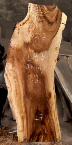 Handcrafted Live Edge Wooden Table – Adjustable Width 30 - 40 Inches, 30 - Inch Legs – Ideal for Dining, Workspace, or Unique Décor (83 X 29 INCHES) - resinhomefurniture