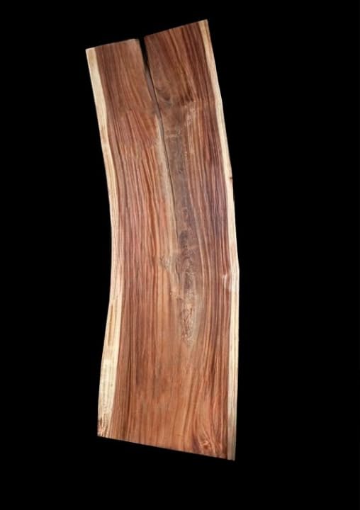 Handcrafted Live Edge Wooden Table – Adjustable Width 30 - 40 Inches, 30 - Inch Legs – Ideal for Dining, Workspace, or Unique Décor (99 X 36 INCHES) - resinhomefurniture
