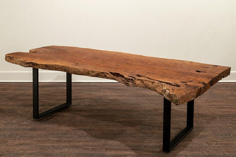 Large Indoor Classic Live Edge Dining Table Epoxy Coffee Table Living Room Table for 2, 4, 6, 8 - resinhomefurniture