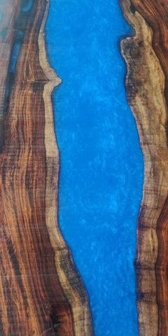 Large Indoor Dark Blue Epoxy Resin Coffee Table Living Room Table Office Table Patio Table Coastal Table Hallway Table Centre Table Side Table Home Decor - resinhomefurniture