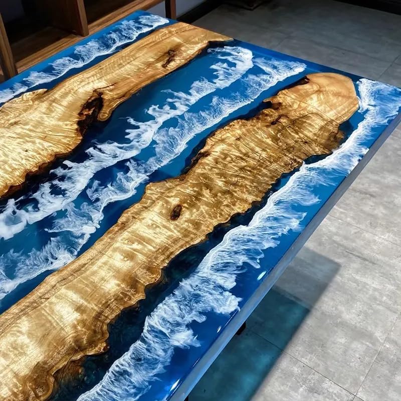 large - indoor - multi - river - ocean - look - epoxy - dining - table - resin - coffee - table - living - room - table - for - 2 - 4 - 6 - 8 - epoxy - table - top - epoxy - table - home - decor - bar - counter - resinhomefurniture