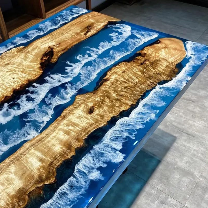 large - indoor - multi - river - ocean - look - epoxy - dining - table - resin - coffee - table - living - room - table - for - 2 - 4 - 6 - 8 - epoxy - table - top - epoxy - table - home - decor - bar - counter - resinhomefurniture