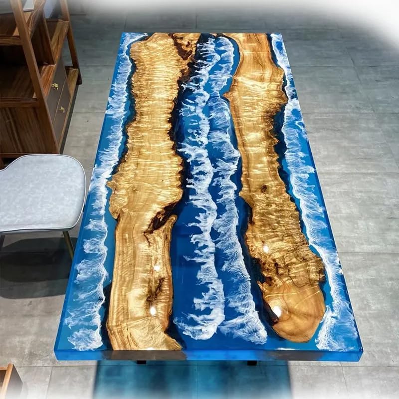 large - indoor - multi - river - ocean - look - epoxy - dining - table - resin - coffee - table - living - room - table - for - 2 - 4 - 6 - 8 - epoxy - table - top - epoxy - table - home - decor - bar - counter - resinhomefurniture