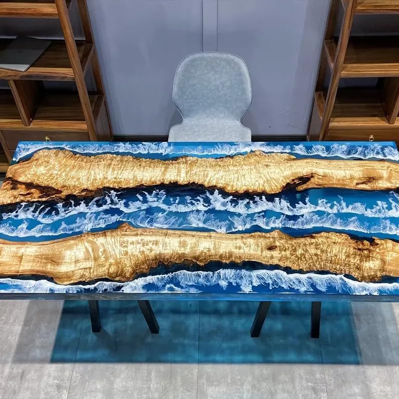 large - indoor - multi - river - ocean - look - epoxy - dining - table - resin - coffee - table - living - room - table - for - 2 - 4 - 6 - 8 - epoxy - table - top - epoxy - table - home - decor - bar - counter - resinhomefurniture