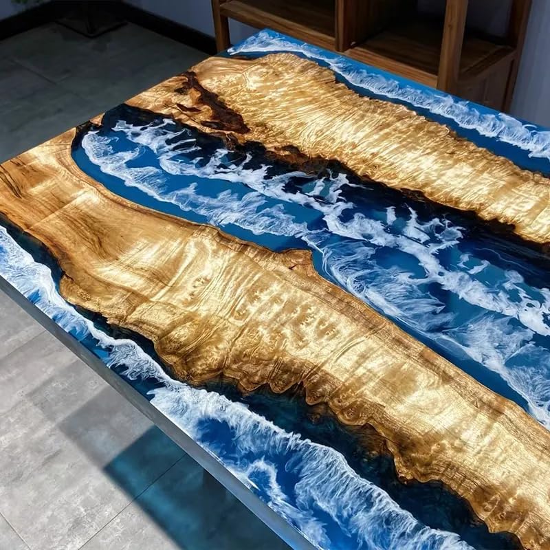 large - indoor - multi - river - ocean - look - epoxy - dining - table - resin - coffee - table - living - room - table - for - 2 - 4 - 6 - 8 - epoxy - table - top - epoxy - table - home - decor - bar - counter - resinhomefurniture