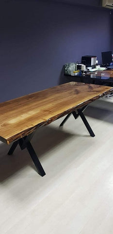 Live Edge Dining Table. Dining Room Table. Table For 2 , 4 , 6, 8 Dining Table Top, Wood Coffee Table Top, Living Room Table - resinhomefurniture