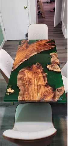 matte - green - resin - epoxy - coffee - table - dining - table - living - room - table - center - table - patio - table - coffee - table - wooden - table - kitchen - table - patio - table - side - end - table - resinhomefurniture