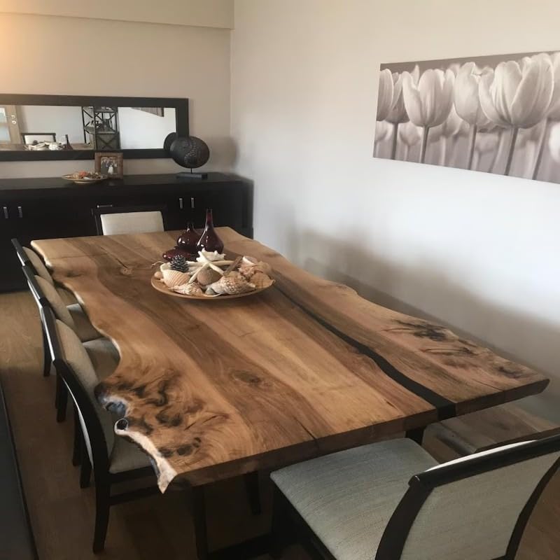 modern - rustic - live - edge - dining - table - kitchen - table - patio - table - coffee - table - console - table - conference - table - end - side - table - living - room - table - home - decor - resinhomefurniture