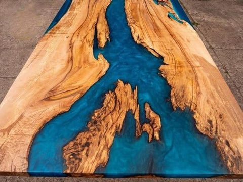 Pearl Metallic Epoxy Resin Dining Table Coffee Table Living Room Table Center Table Patio Table Console Table Kitchen Table End Table Side Table Bar Counter Table - resinhomefurniture