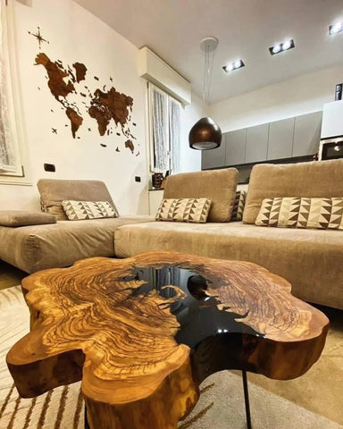 personalized - jet - black - round - epoxy - resin - coffee - table - dining - table - kitchen - table - patio - table - console - table - living - room - table - central - table - side - table - resinhomefurniture