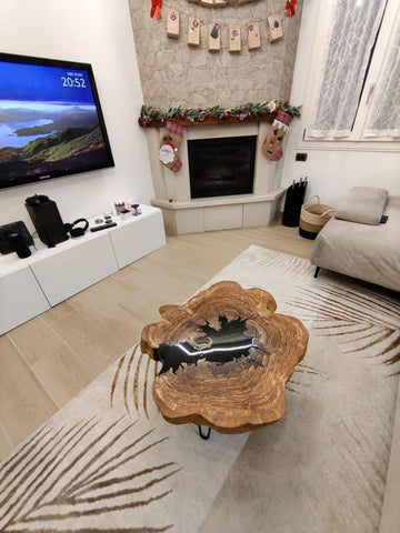 personalized - jet - black - round - epoxy - resin - coffee - table - dining - table - kitchen - table - patio - table - console - table - living - room - table - central - table - side - table - resinhomefurniture